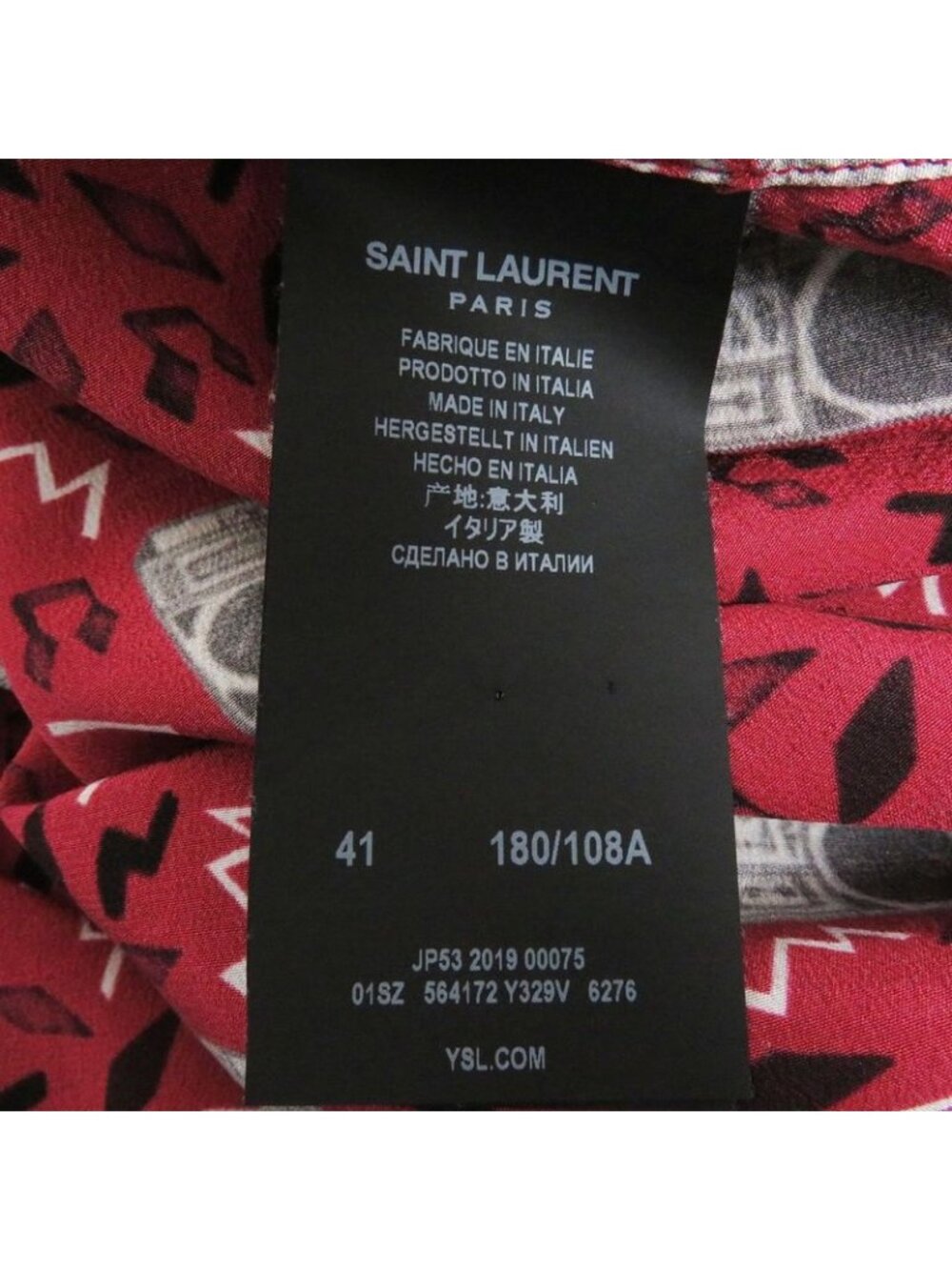Saint Laurent Paris/ Radical Silk 100% Long 2019 - Picture 7 of 10